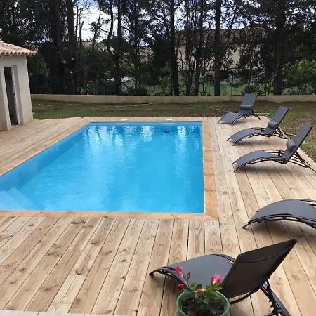 Gite Les Oliviers 10 Pers Piscine Au Calme 4 Etoiles Saint-Laurent-la-Vernède Exterior foto