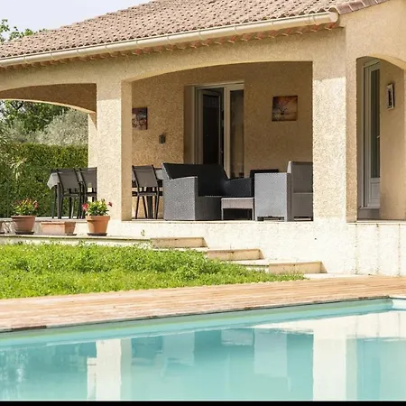 Gite Les Oliviers 10 Pers Piscine Au Calme 4 Etoiles Saint-Laurent-la-Vernède Exterior foto
